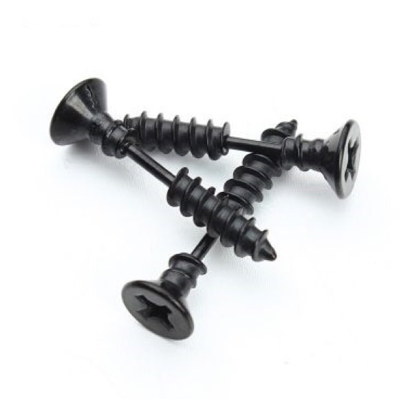 New 2 PAIR New Colors Stainless Steel | Easy To Wear | Trendy Design | Punk - Picture 5 of 16